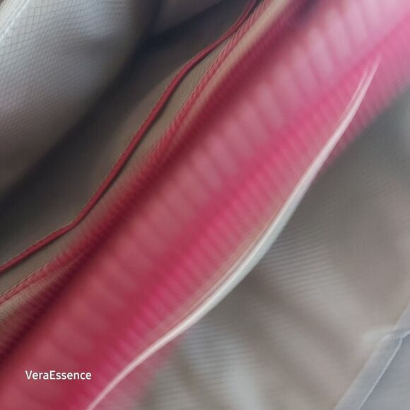 Large Buxton Euro Tote Red Leather Laptop Accessories Shoulder Bag Briefcase - Picture 8 of 11